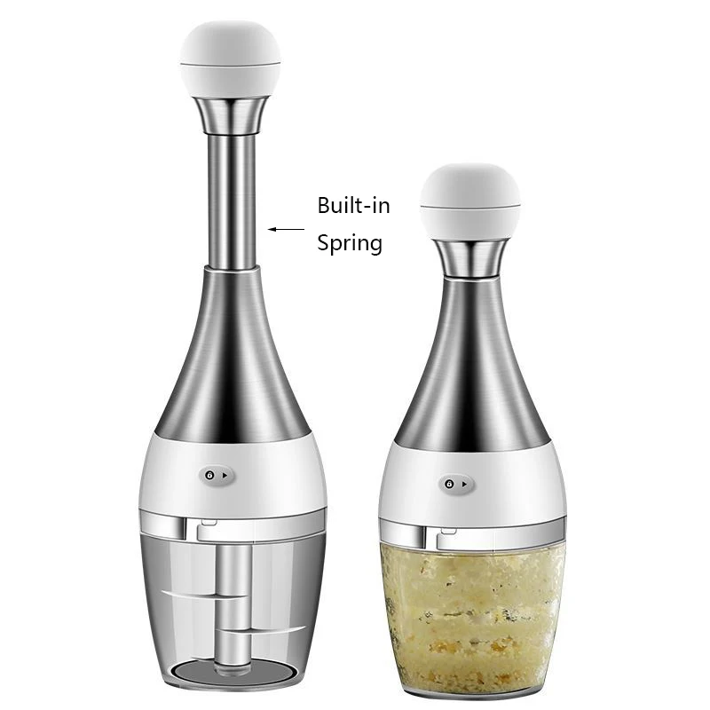 Online Top Seller Product 304 Stainless Steel Household Bowling Shape Onion Vegetable Garlic Press Mincer