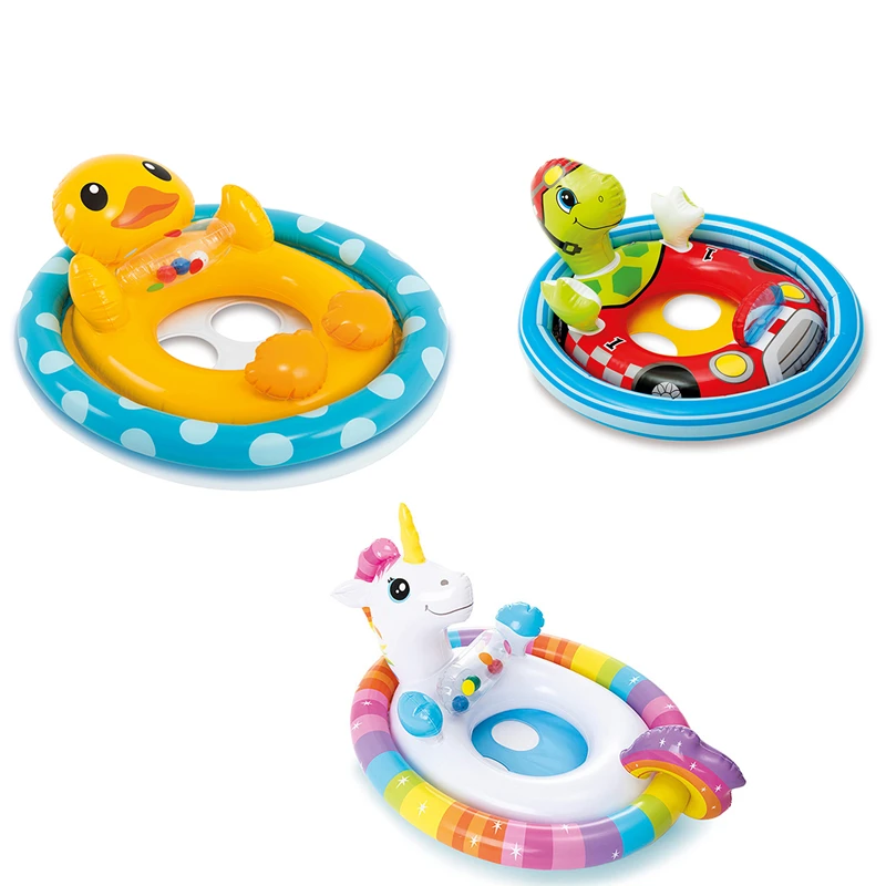 INTEX 59570 see-me sit pool riders Animal Model Children float swimming pool toys for babys