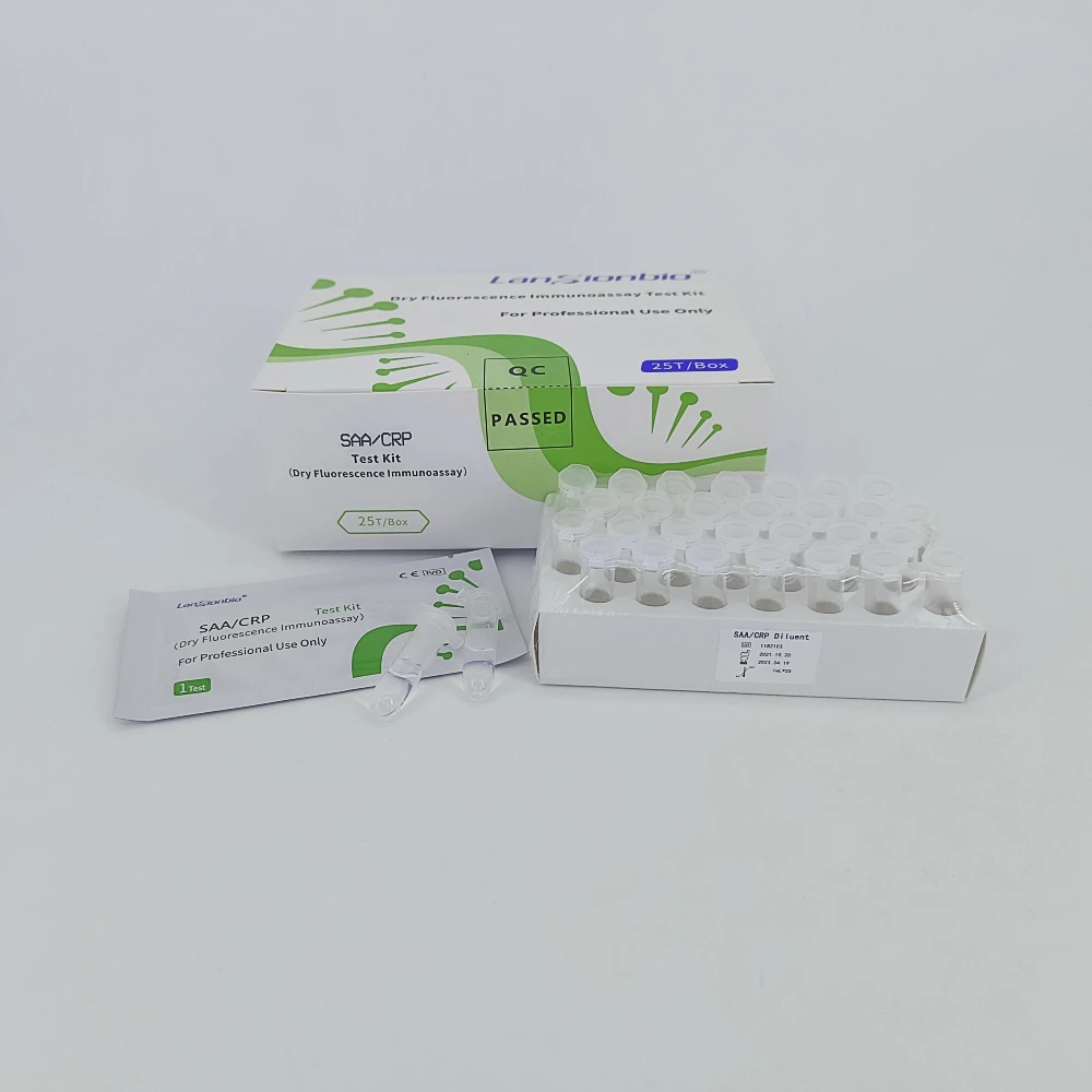 Lansionbio SAA/CRP Quantitative Combo Test Kit Serum Amyloid A Protein C Reaction Protein Rapid Diagnostic Reagent