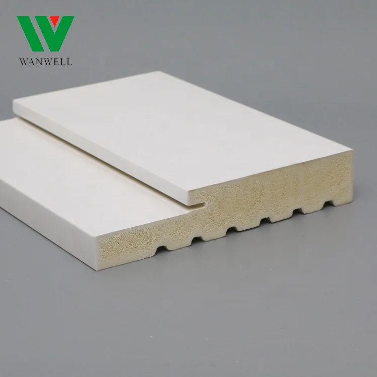 Door Wood Door Jamb WPC / PVC Wood Plastic Composite Door Frame