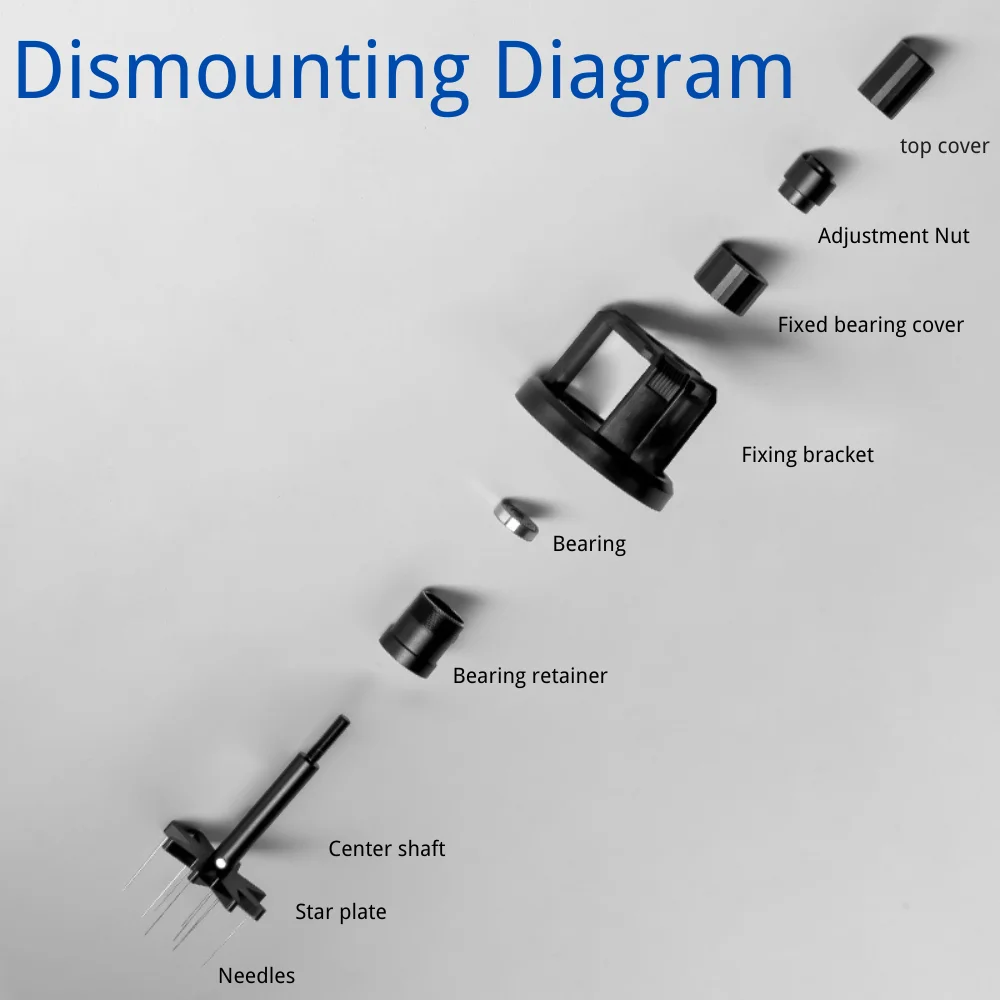 10pcs 0.25mm Stainless Steel Needles Distributors Coffee Stirrer Espresso Power Magnetic WDT Tools