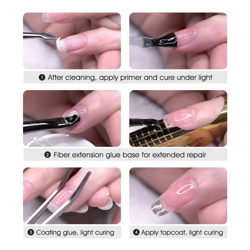 Factory Wholesale transparent poly gel for Nail Arts builder High hardness fast extension and easy operation