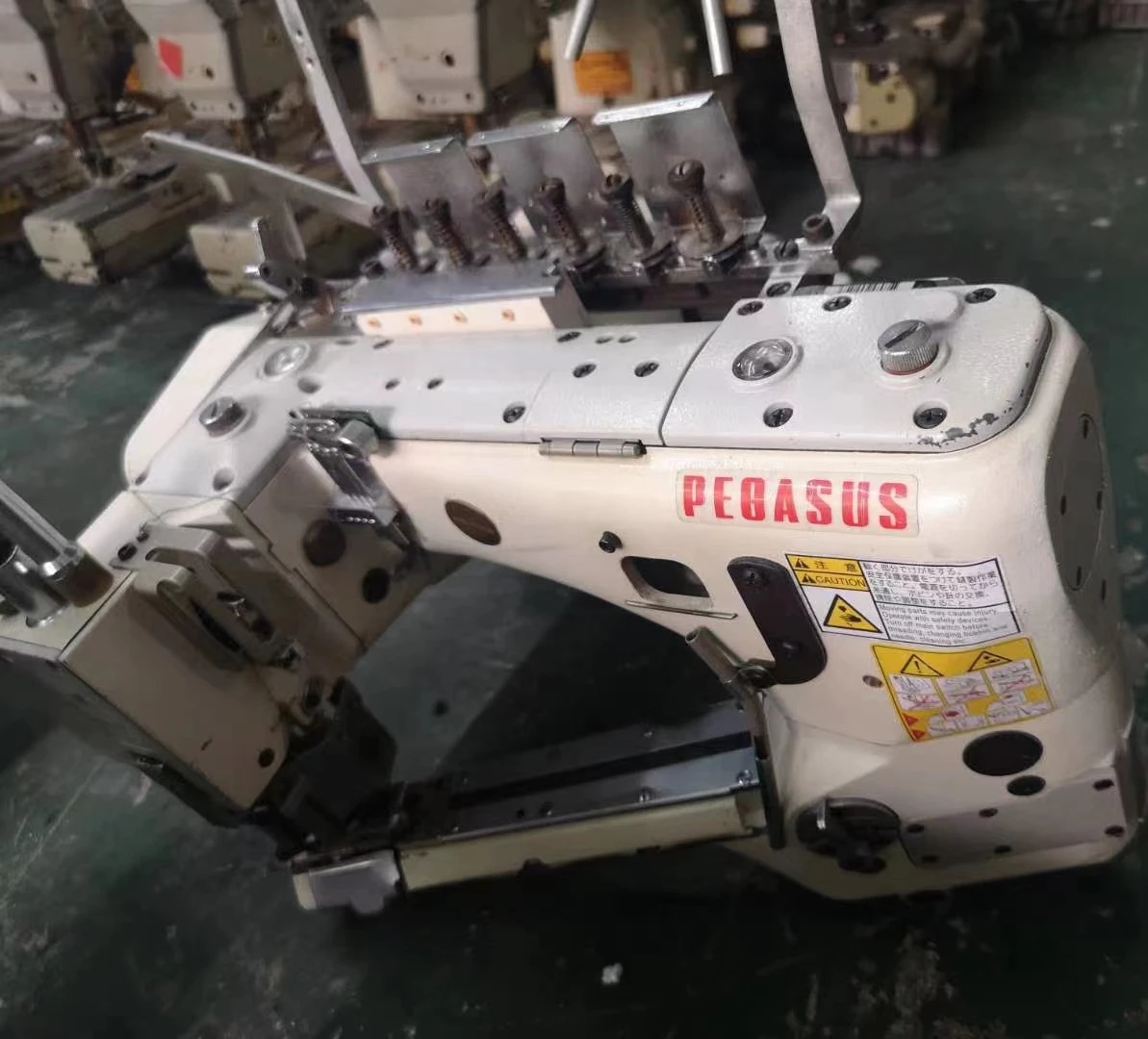 High Quality Top Quality Japanese Brand Pegasus FS703A Cylinder Bed Feed-off-the-arm Four Needle Six Thread for Sewing Underwear