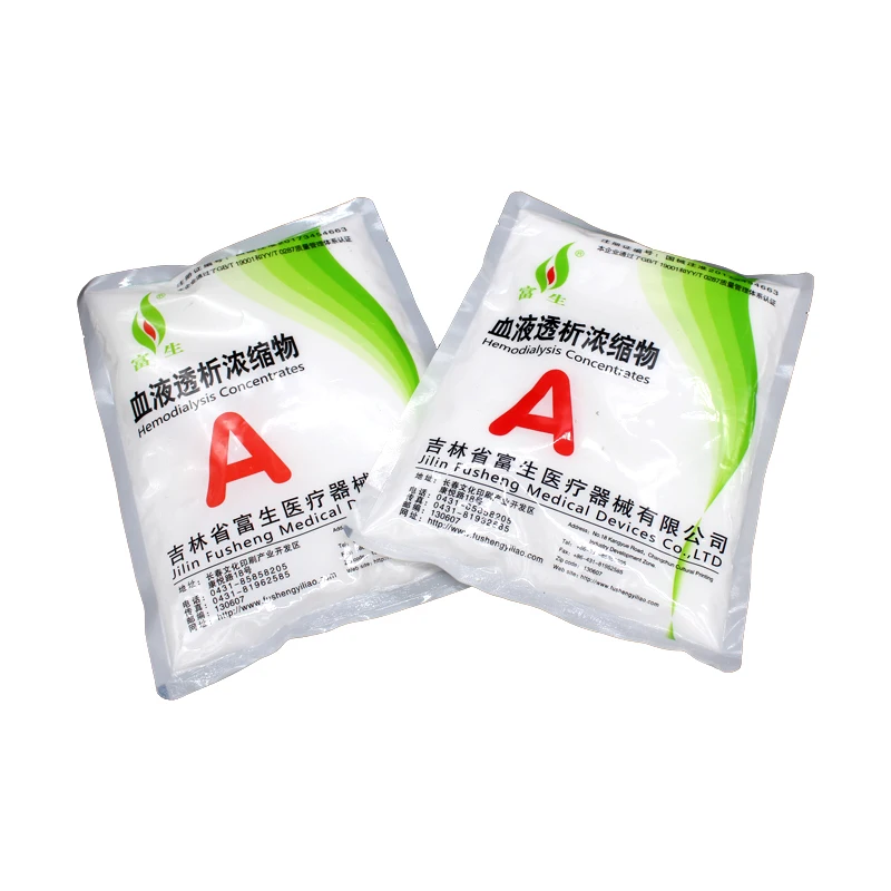 Home Use Hamodialyse Konzentrat Bicarbonate Concentrated Ab Dialysis Powder For Dialysis Machine Hemodialysis