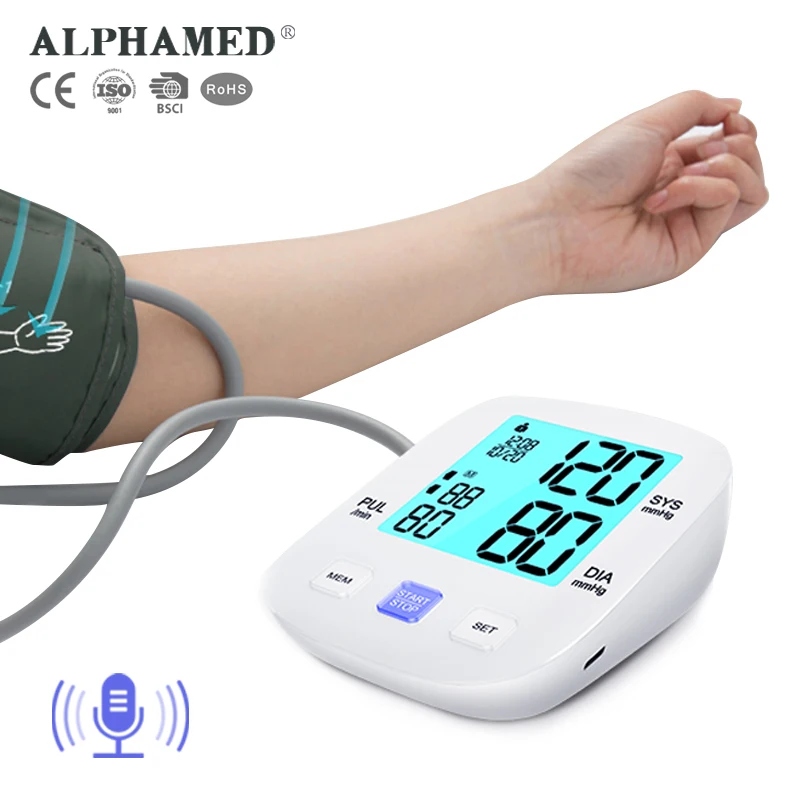 High Blood Pressure Medicine Sphygmomanometer  Digital Electronic Upper Arm Tensiometre Bp Monitor Blood Pressure Monitor