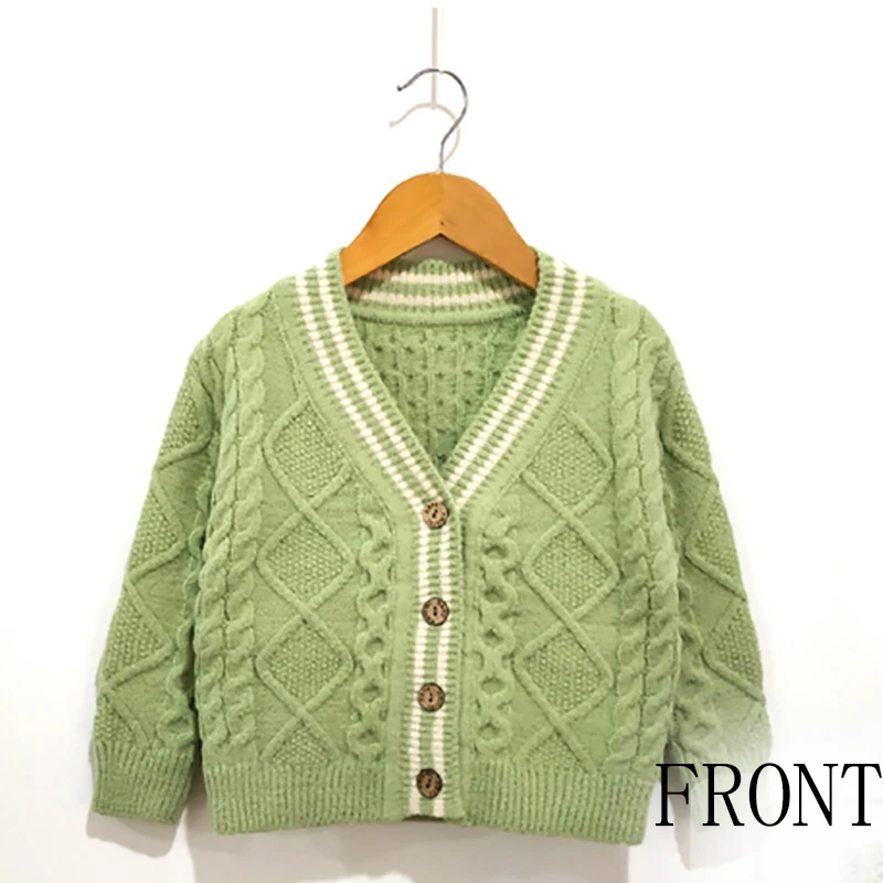 
custom available Wholesale V Neck Kids Knit Merino wool Boy cardigan 
