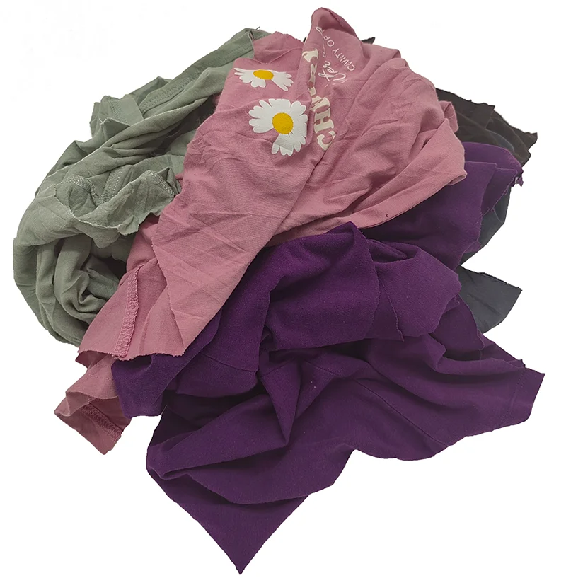Used Clothes Cotton Waste Rags Industrial Cotton Rags Absorb Cleaning Rag