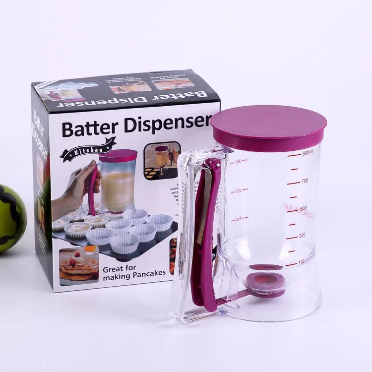 Pancake Batter Dispenser Peanut Butter Dispenser Batter Funnel Separator Baking tool suitable for cupcakes waffles muffin