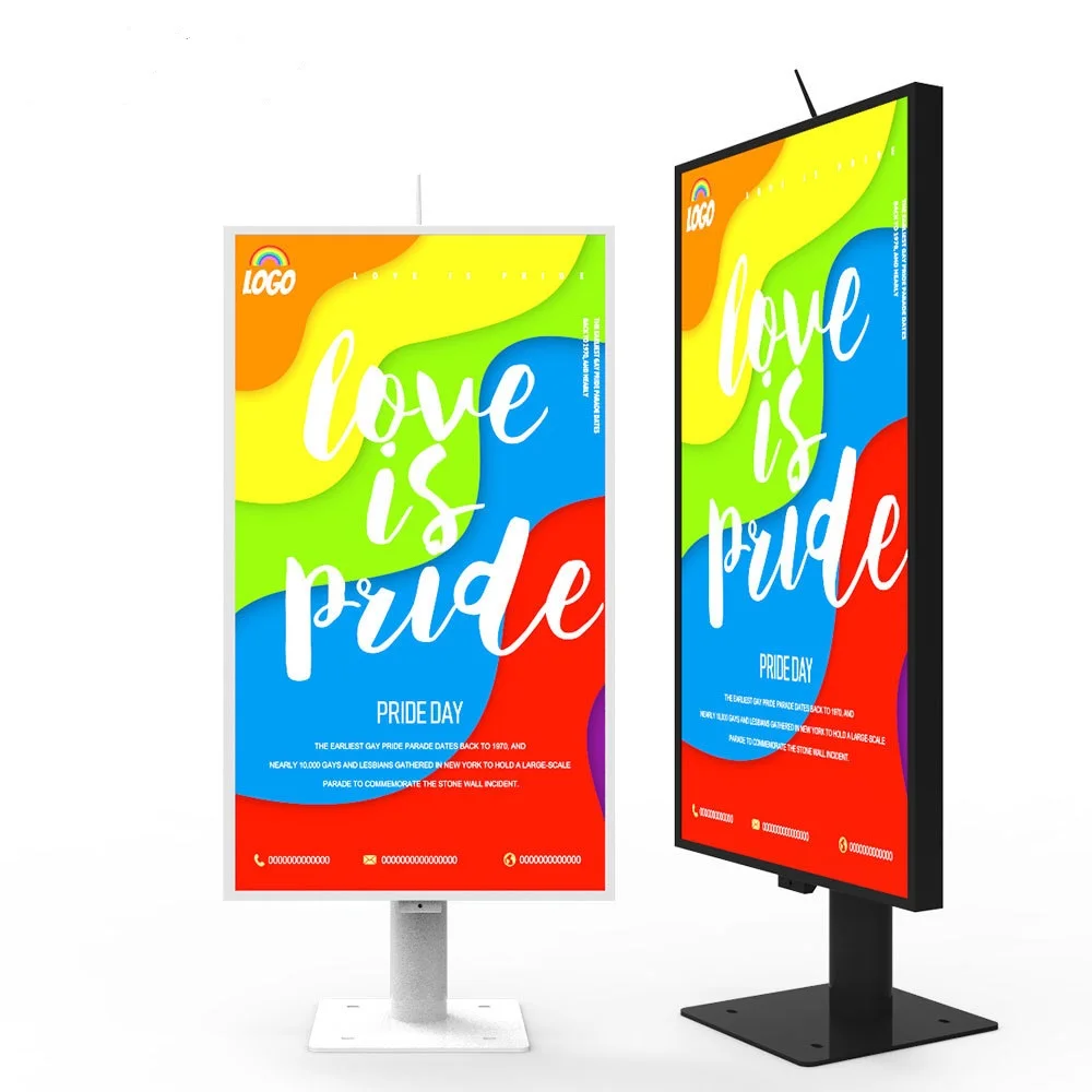 High Brightness LCD Display Monitor Window Advertising Screen 3000 nit Digital Signage Sunlight Readable Window Facing Display