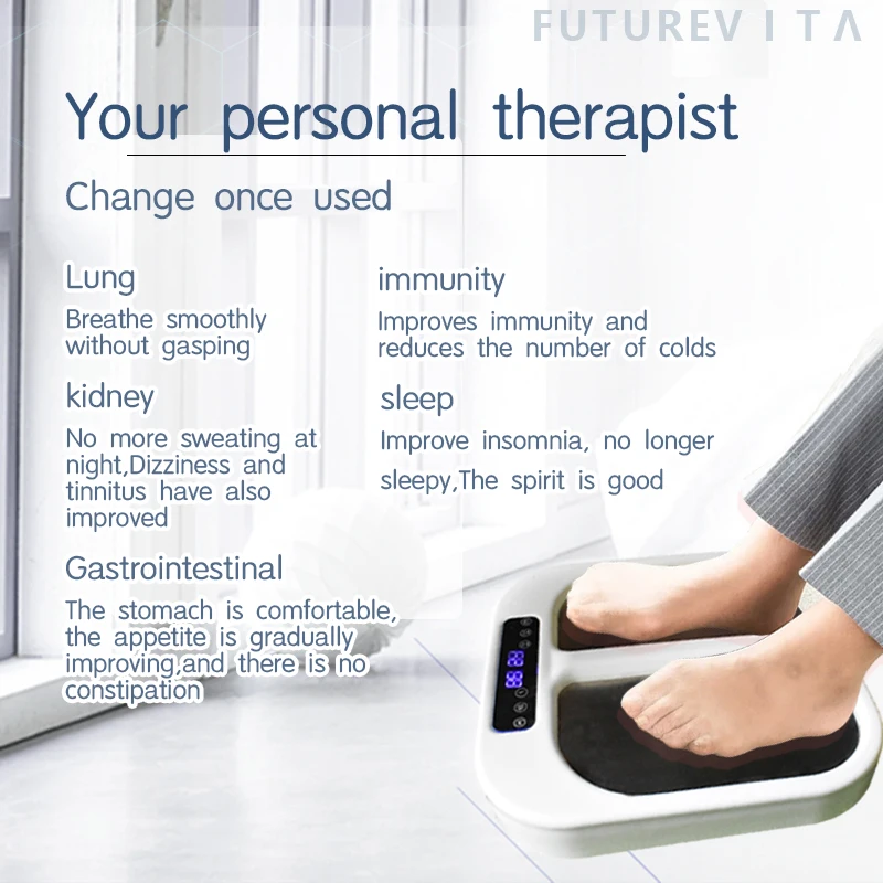 Terahertz thermal therapy instrument thermal magnetic pulse nourishing physiotherapy machine foot massage therapy device