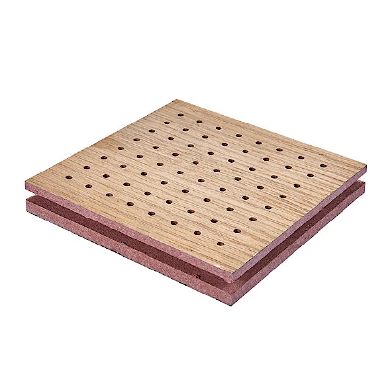 Wood QRD Diffuser Decorative Wooden Perforated Art Acoustic Panels sound absorbing board for ceiling