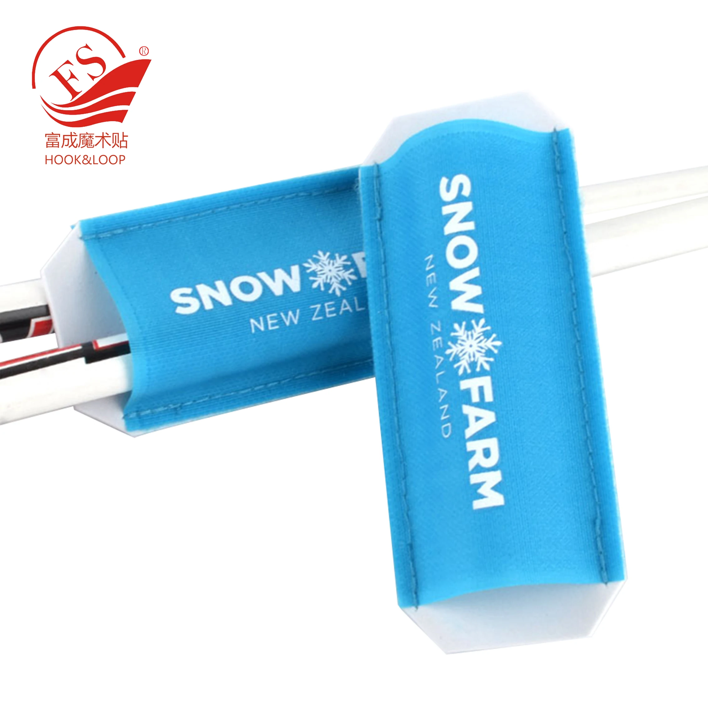 Popular Custom logo Size EVA 55*135mm 2PCS/bag Cross Country Race Ski Holder