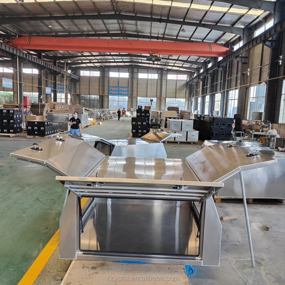 Custom high quality Heavy Duty Ute Aluminum Canopy,Aluminum Tool Box for Truck PickUp