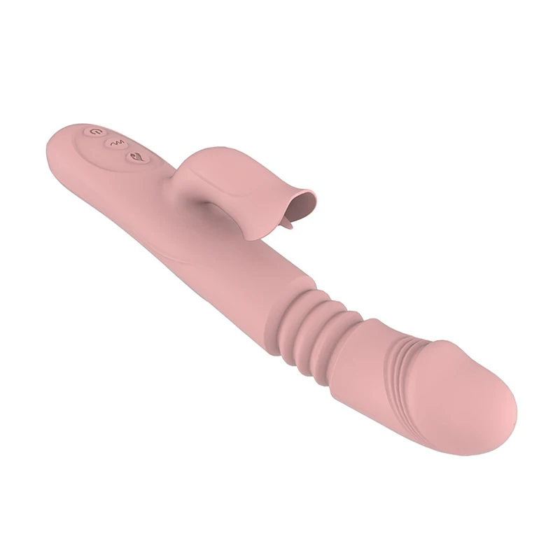 Wholesale Automatic Telescopic Rotation G-Spot Clitoris Rabbit Wand Vibrator Female Masturbation Sex Toys For Women