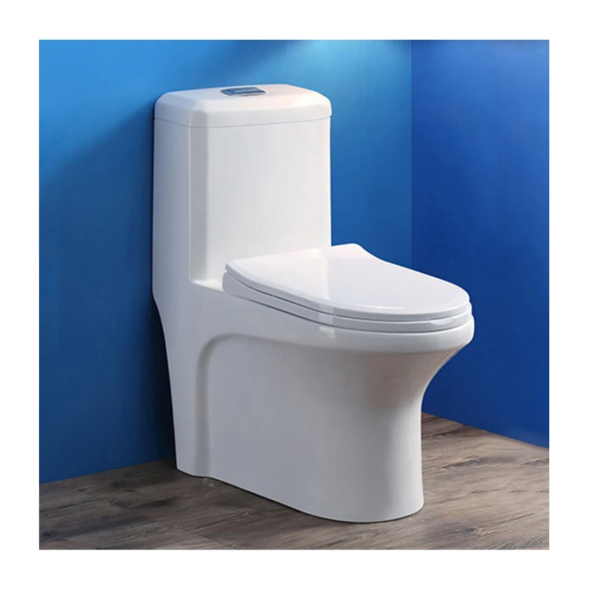 Hot Selling Sanitary Ware Ceramic Bathroom Water Closet Siphonic One Piece Ceramic Wc Toilet