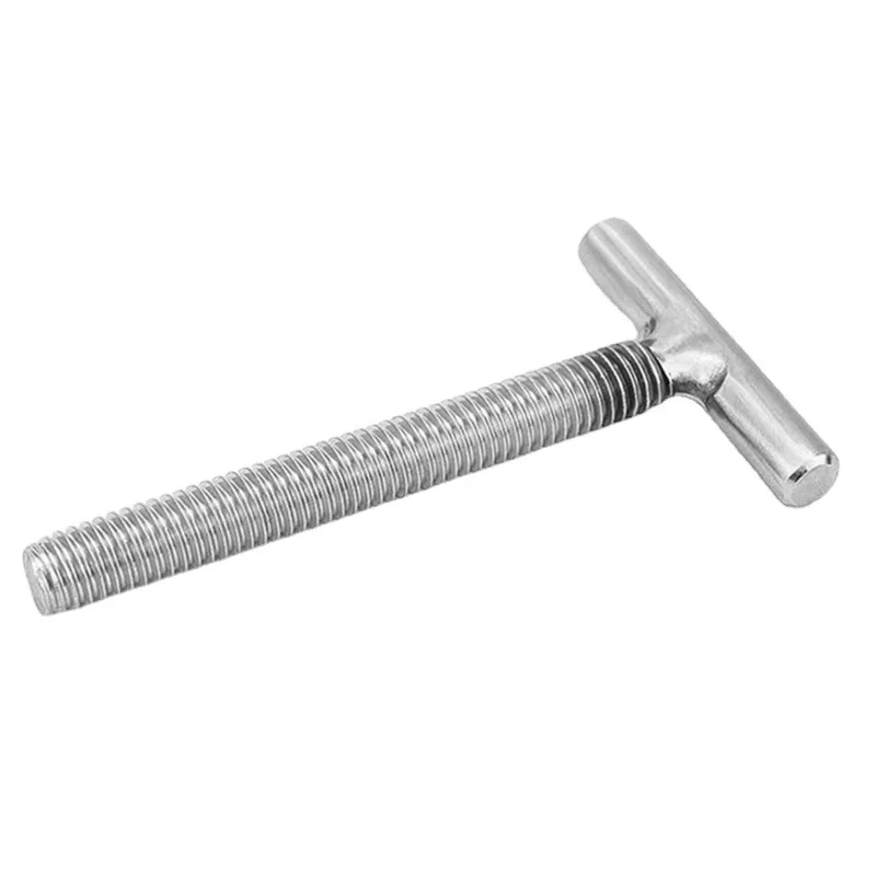 YH Customized M6 M8 M10 M12 Stainless Steel T Shaped Bolt 304 316 Half Threaded Welding Bolts