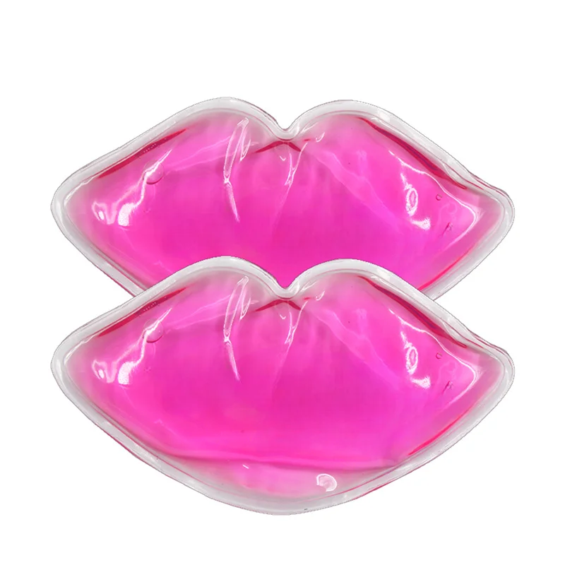 Custom Small Cool Lips Gel Pad Hot Cold For Lip Surgery Swelling Coolers Lip Ice Gel Pack