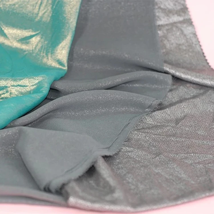 
High Quality Polyester Full Foil Print Crepe Georgette Chiffon Fabric 