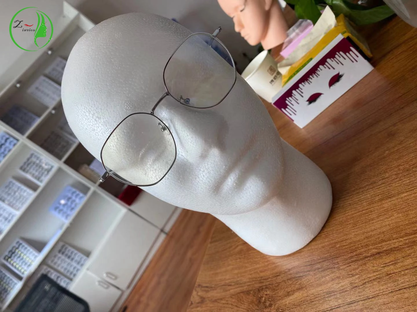 Wholesale Plastic Lash Manniquins Model Training Maniquines Display Manequin Lashes Maniquin Head