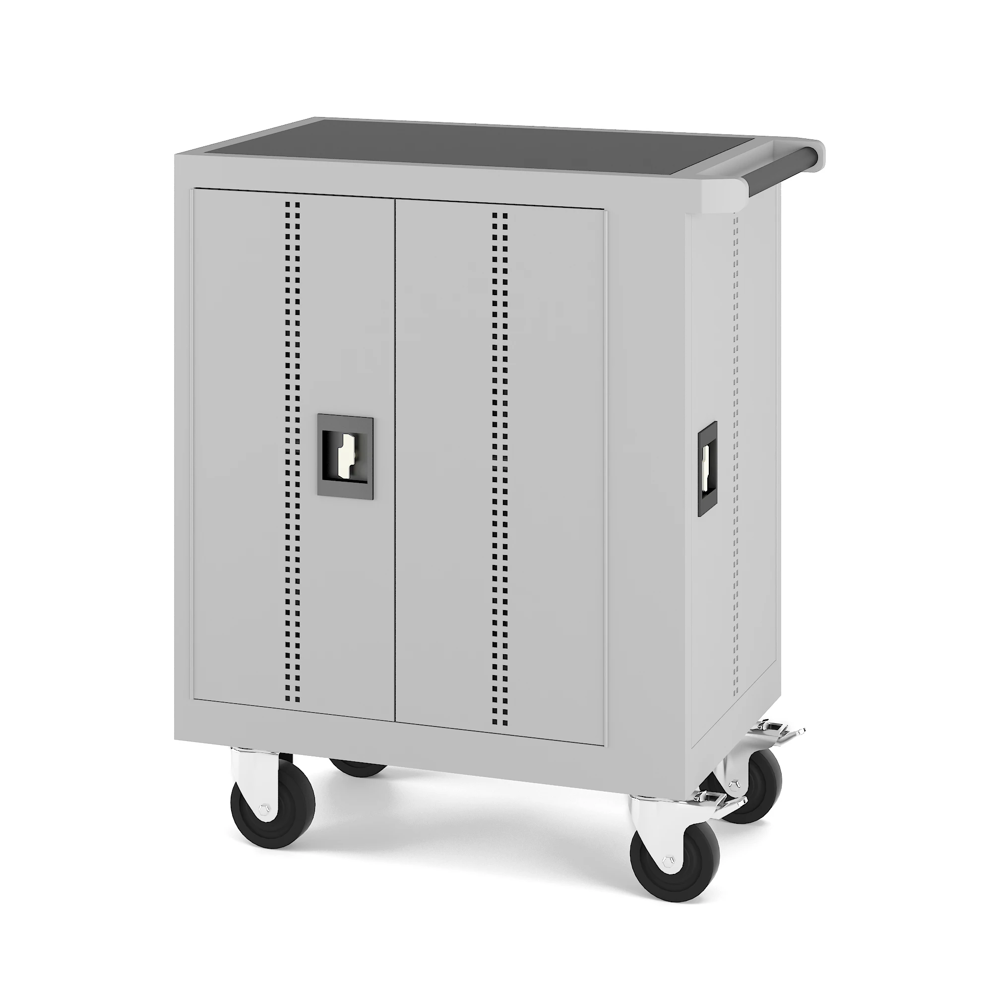 Evaluation Cheap Hot Sale Top Quality 32 Port Smart Tablet Charging Cart With 4 Wheels