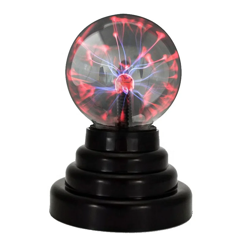 Usb or Battery-powered  Glass Ball  Mini Plasma Tube Lamp Magic Electrostatic Ion Ball  Plasma Lamp Night Light