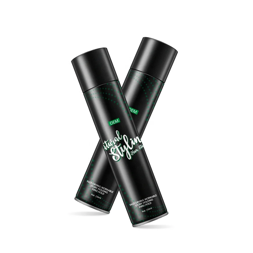 Professional Strong Hold Styling Private Label Aerosol Spray or Air Spray For Unisex Hair Spray
