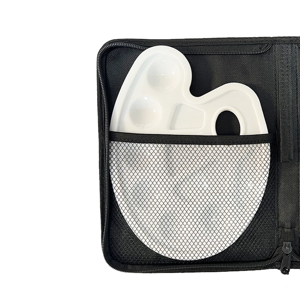 Haihui nylon hair Wood Handle Artist Paint Brush with palette and knife for oil painting high quality brush set