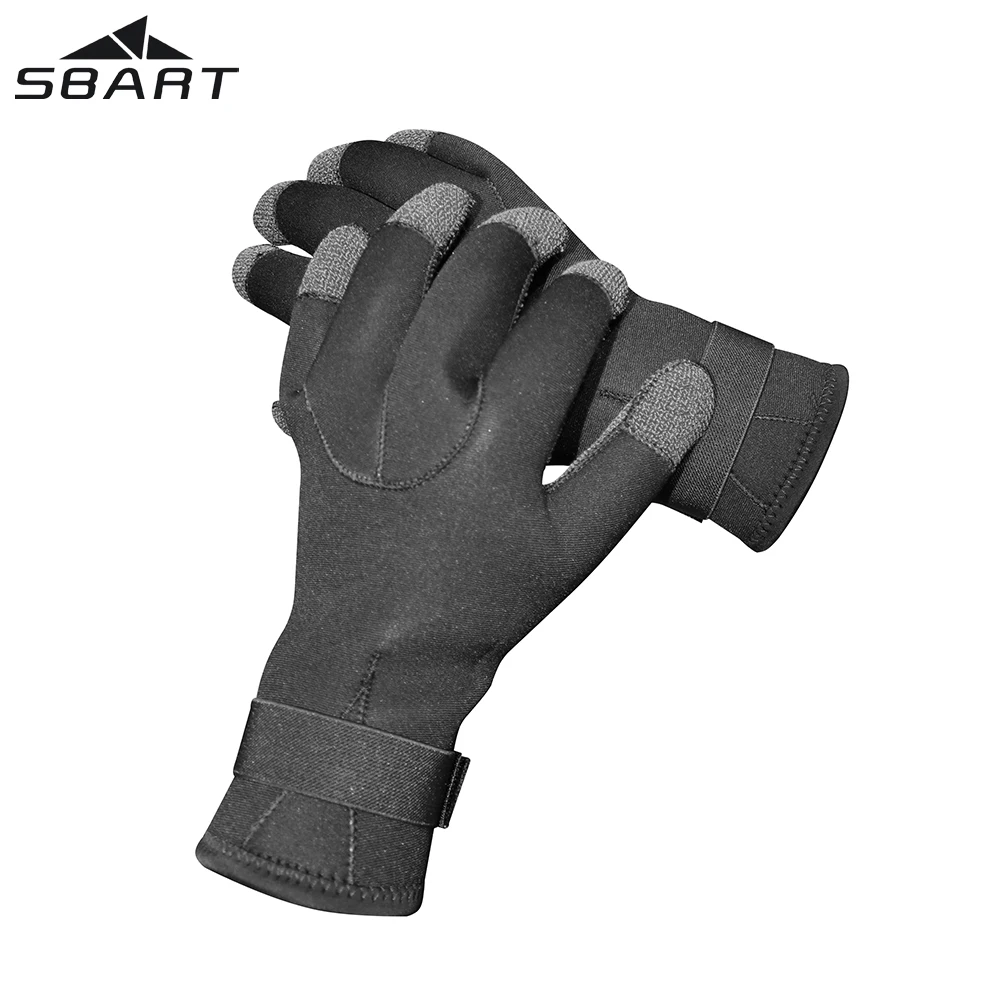 SBART Wholesale High Quality 3mm Neoprene Diving Gloves Cold Weather Warm Snorkeling Gloves Touch Screen Glove Safety Scuba