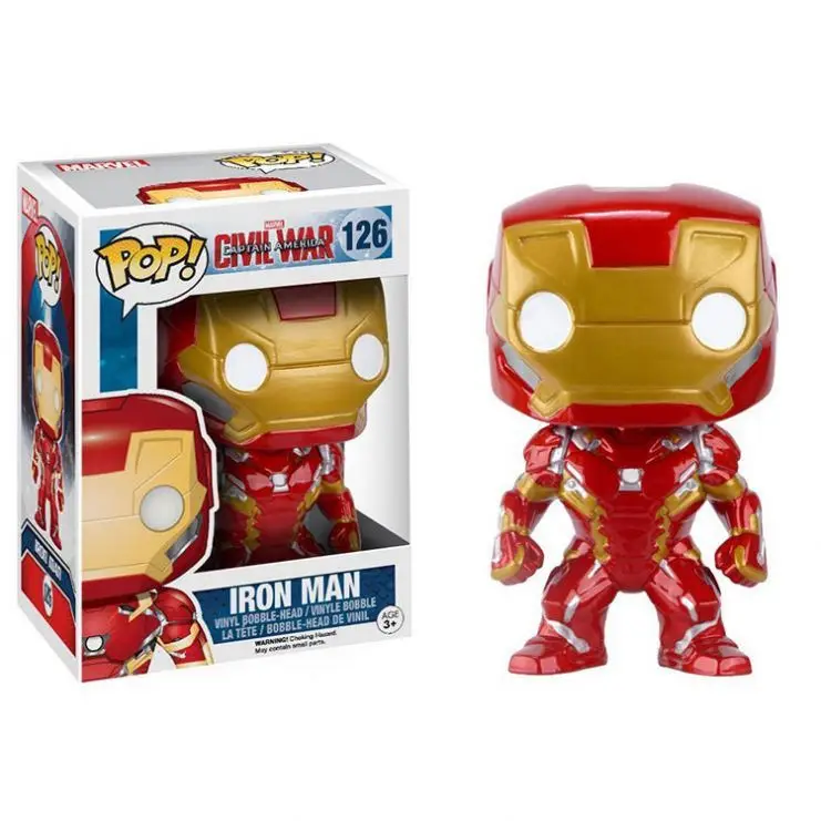 Avengers around FUNKO pop Iron Man Hulk Black Panther Captain America Thor hand model