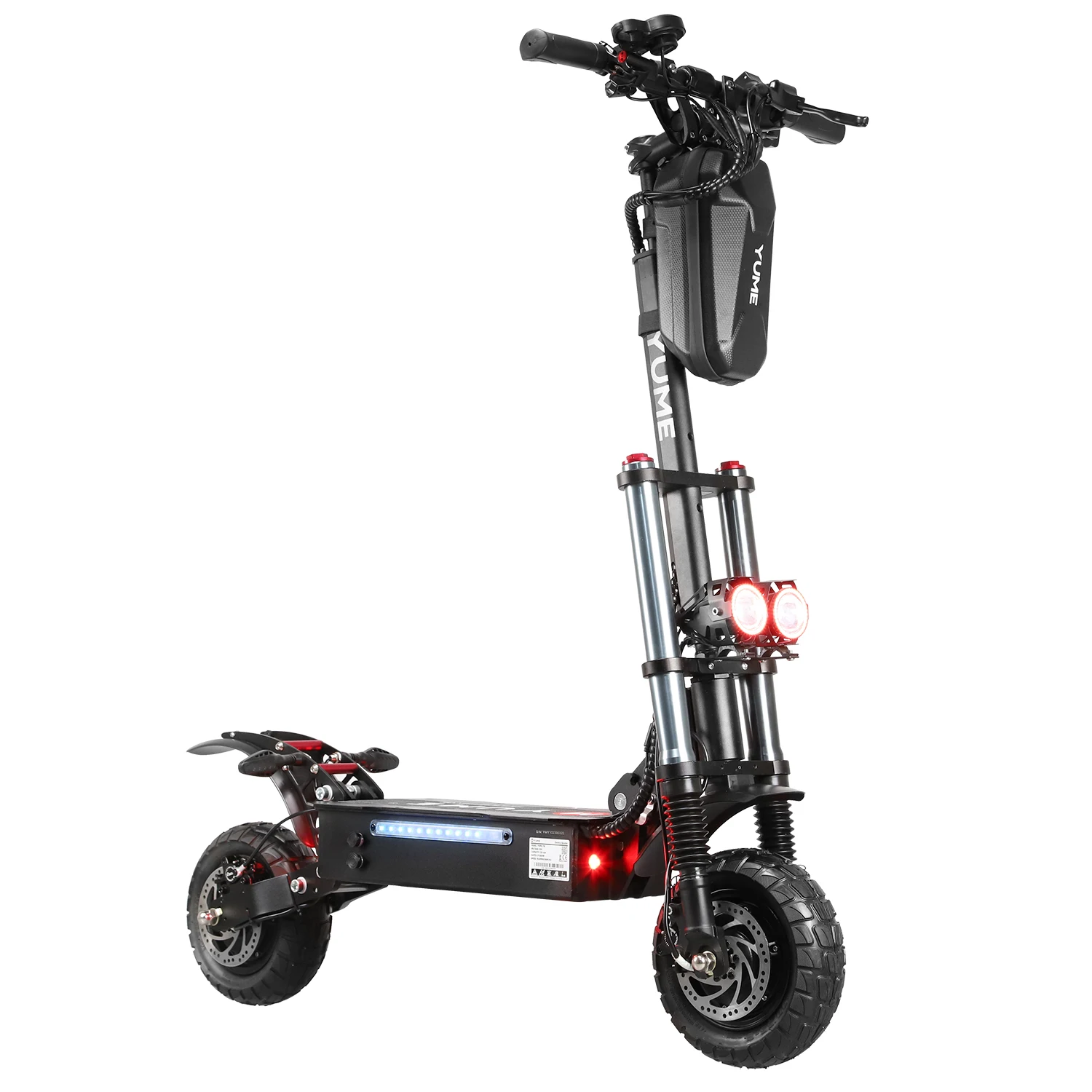 YUME Y10 high quality mobility scooter 52v 2400w dual motor folding hydraulic brake electric scooter from China