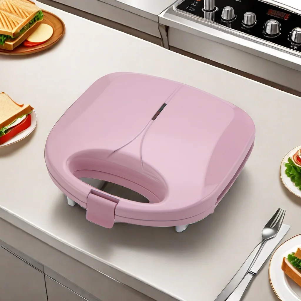 Industrial commercial portable Non-Stick Cooking Surface Cool Touch Handle Double Side 6 in 1 6 in 1 toaster