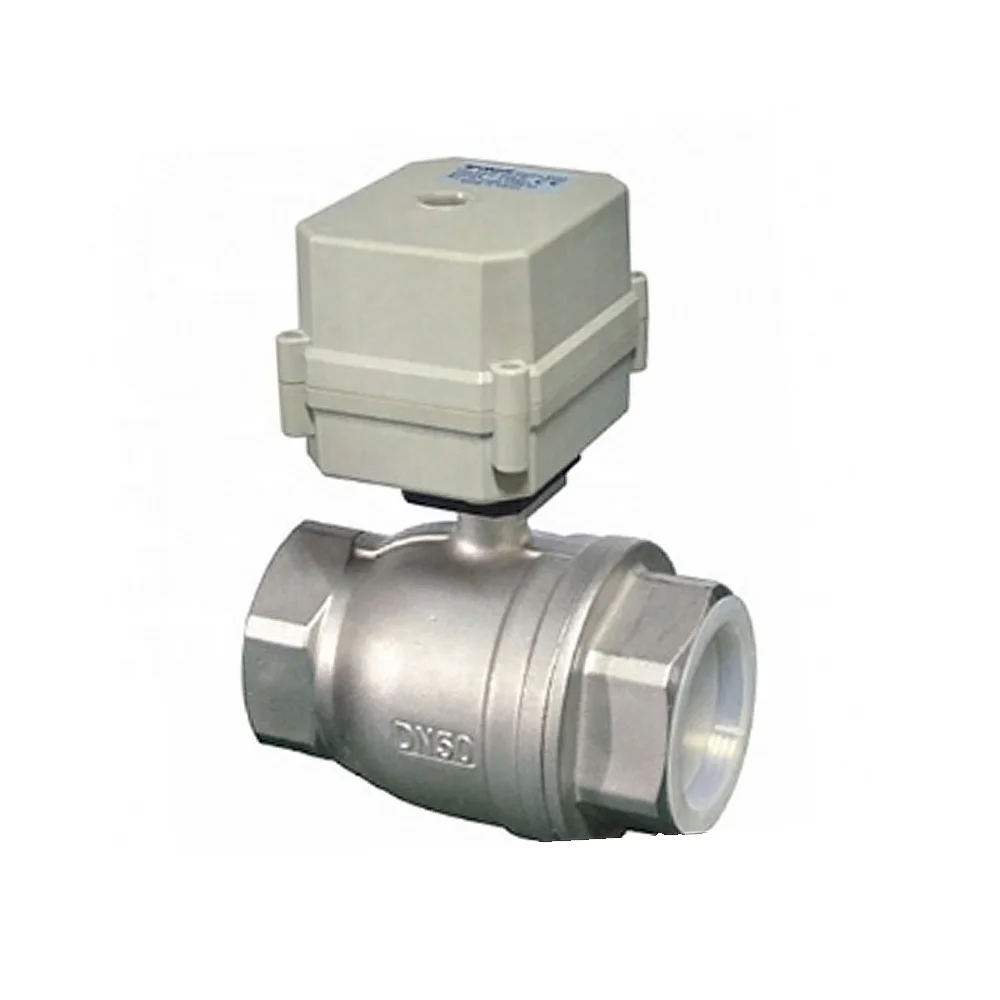 Шаровой кран dn50 для водной системы с электроприводом 2 дюйма