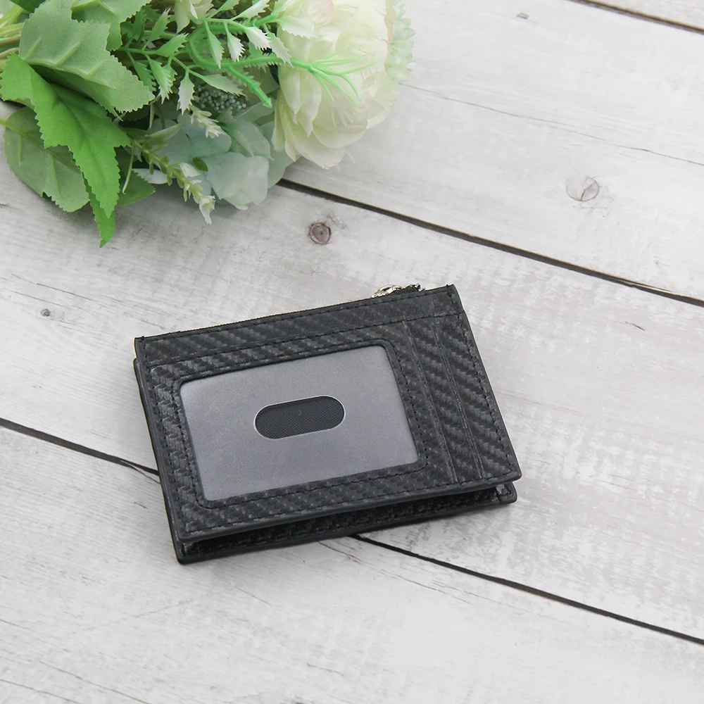 Genuine Leather Rfid Blocking Card Wallet Rfid Blocking Credit Card Id Business Card Holder Wallet