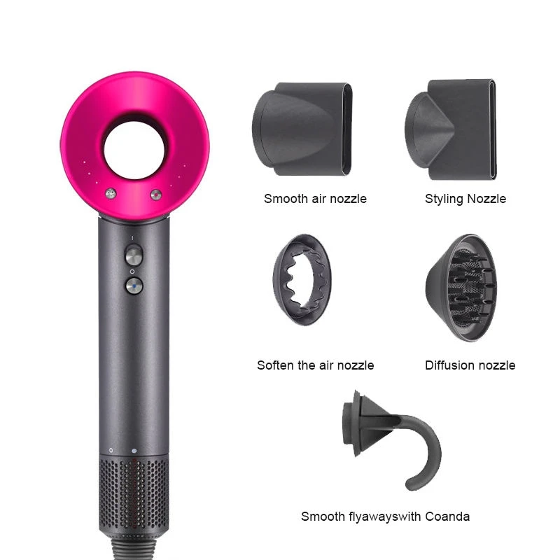 Dysonstyle фен профессиональный салон 1800 Вт высокая скорость низкий уровень шума отрицательный иронический Быстросохнущий домашний сверхзвуковой для домашних животных