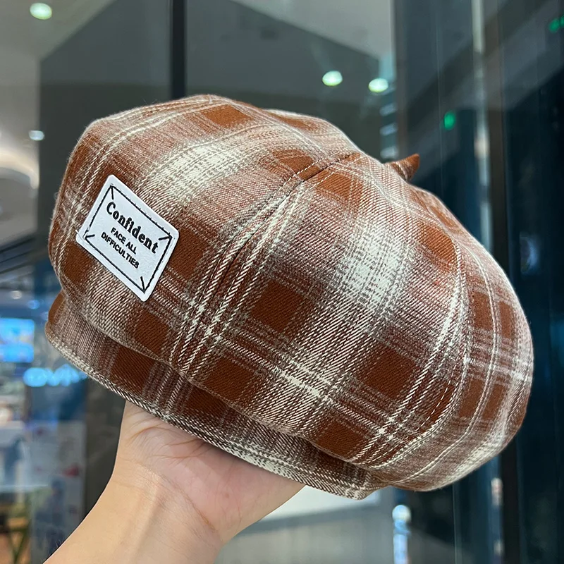 ChanBol fashion berets wool Pumpkin hat wholesale spain green beret for sale designer hat halloween beret