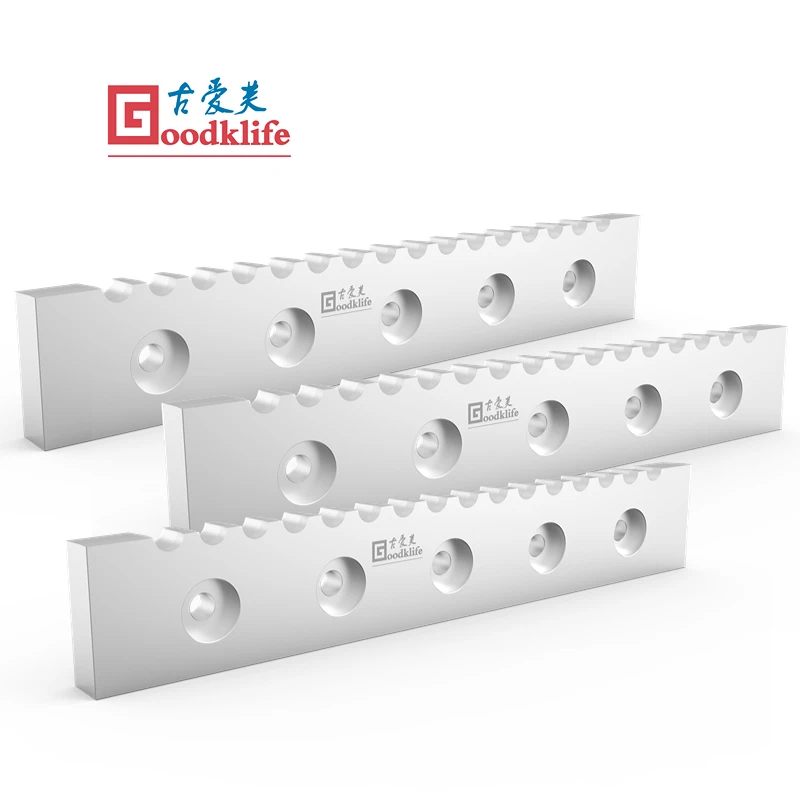 Rod guillotine cutting blades for cutting steel wire rods