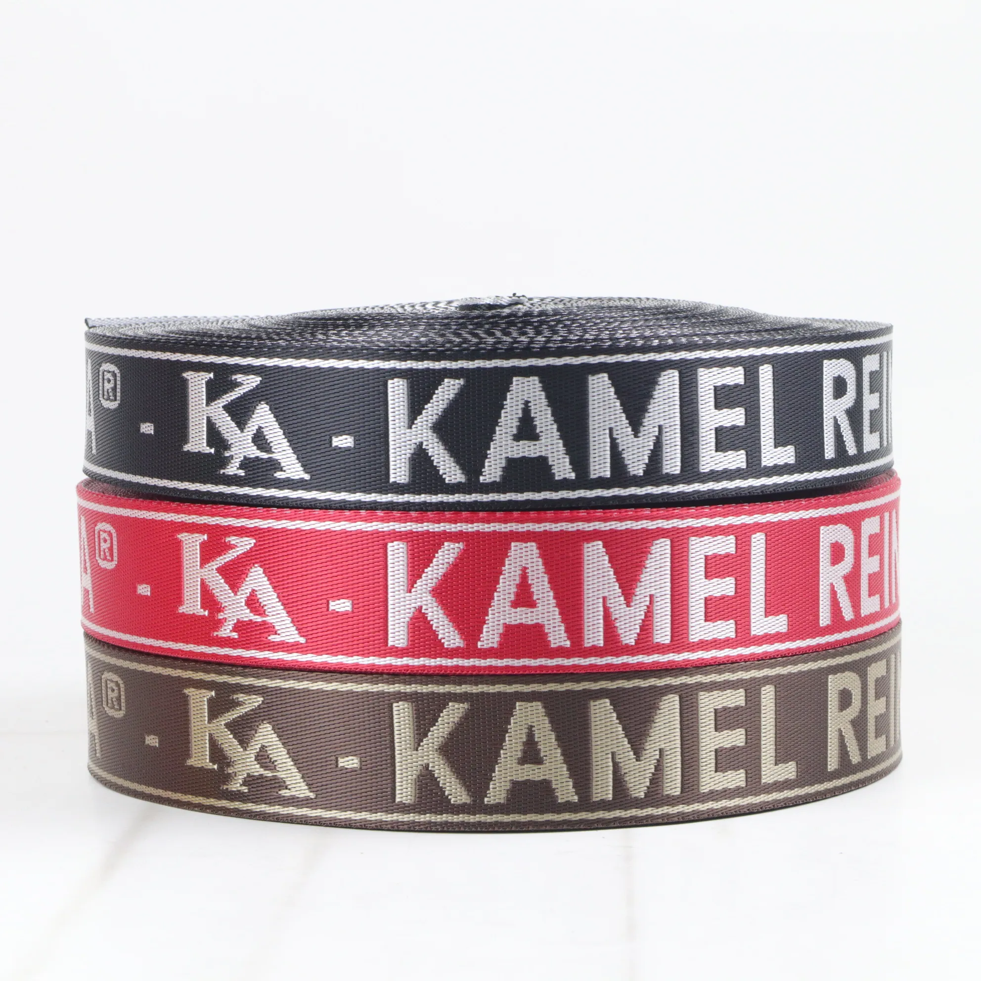 Customized Recycled Logo Ribbon Letter Polyester Ribbon Jacquard Ribbon