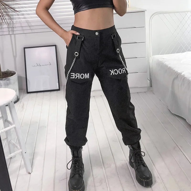 Spring work out clothes 2021 EDOSIR pockets hip hop pants for rock more jogger sweatpants women
