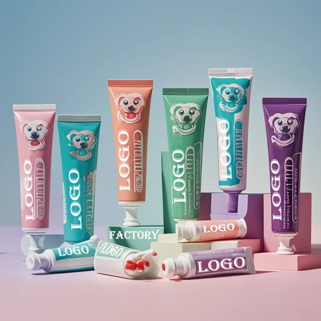 Customize Dog Teeth Cleaning Products Pet Healthy Edible dog Toothpaste Pet Toothpaste Factory