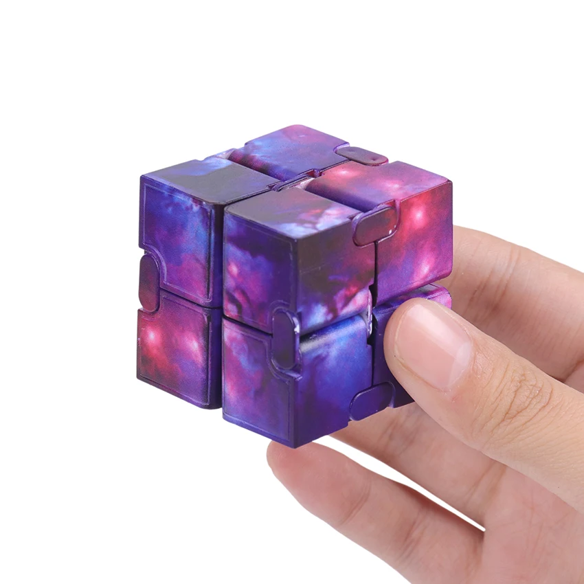 Antistress Infinity Cube Office Flip Stress Relief Cube Toy For Children Women Men Autism Adhd Sensory Fidget Toys