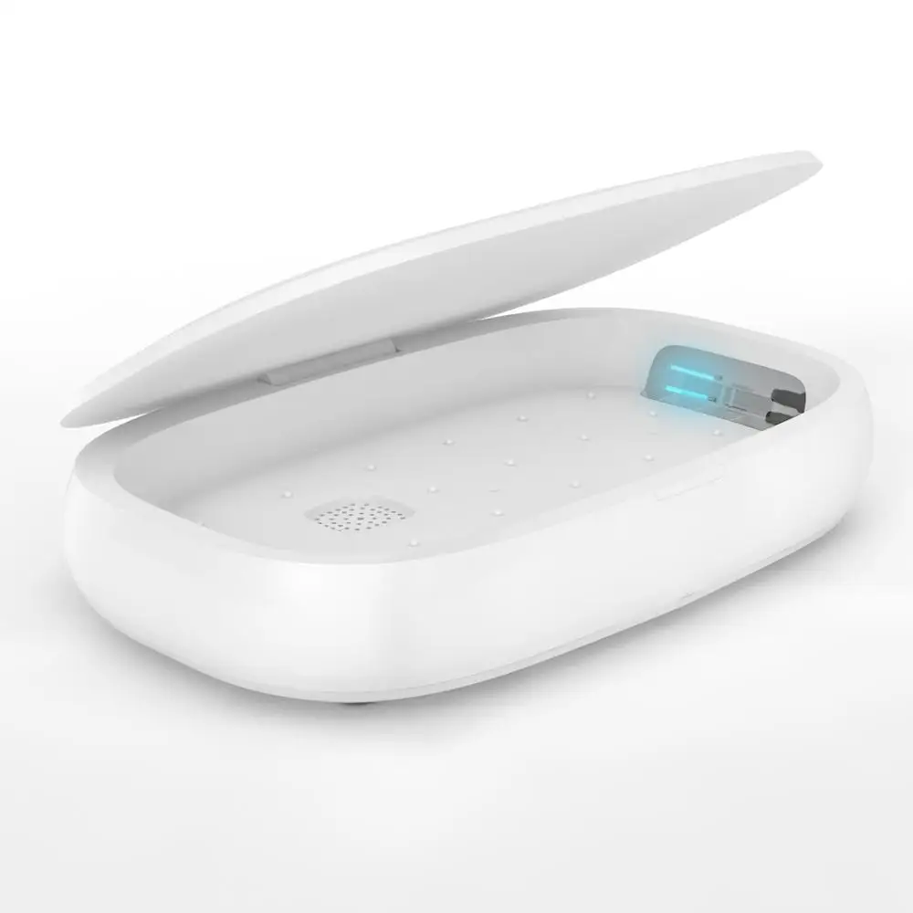 
Mobile phone sanitizer case uv disinfector sterilizer for smart cell phone wholesale portable uv sterilizer box with charge 