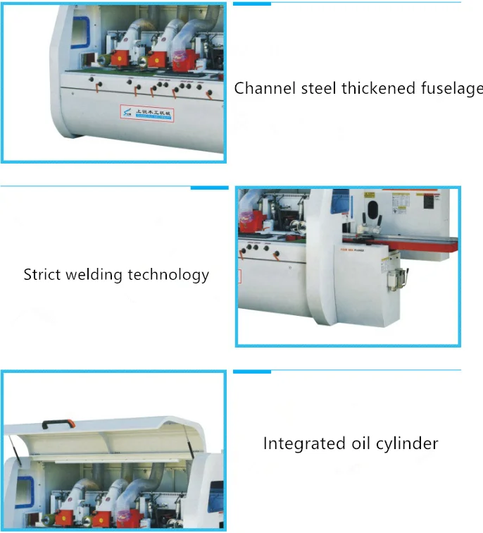 NEWEEK industrial Wood Planer Price 4 side moulder 4 sided planer 6 spindle