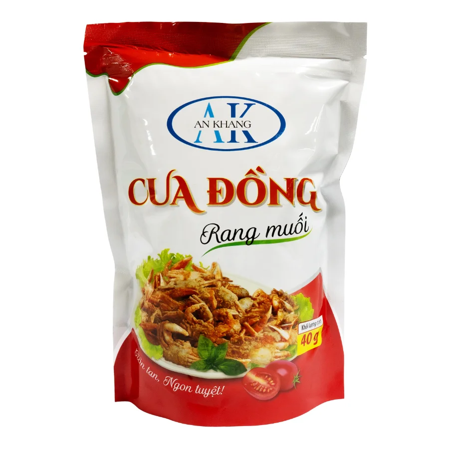High-Tech High Quality Unique Taste Salted Fried Field Crab HACCP Certification Carton Box Package From Vietnam Manufacturer