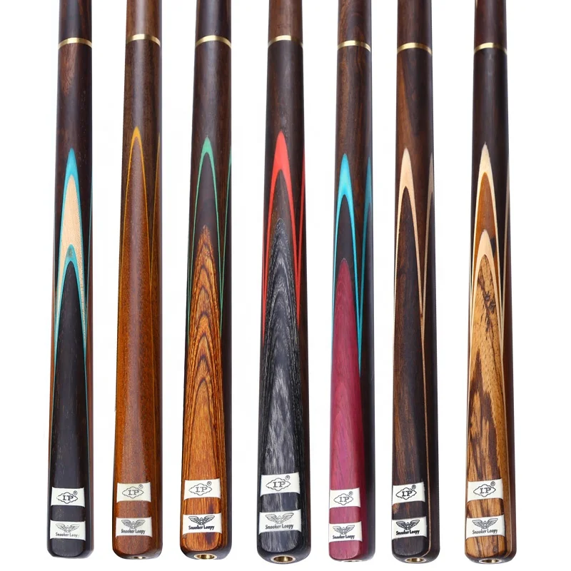 
LP new item international versions AF series snooker cue Ash shaft Nature wood butt 6 different new designs available 