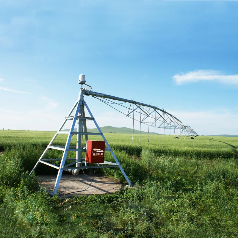 Agriculture Potato Farm Alfalfa Field Center Pivot Irrigation System With Solar Energy