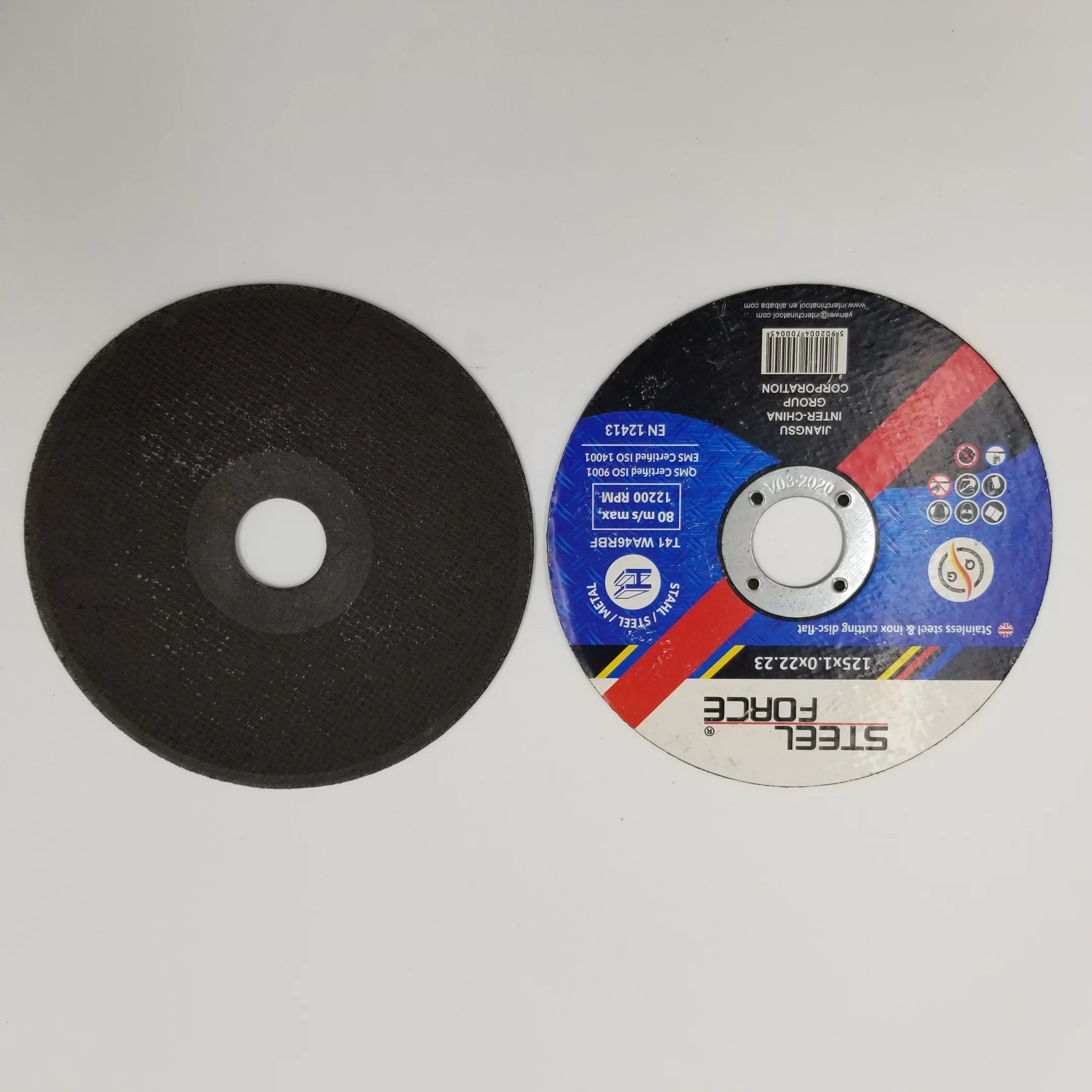 115x1.0mm  High quality super thin fast abrasive cutting inox metal  stainless steel Flat disc type 41 cutting wheel