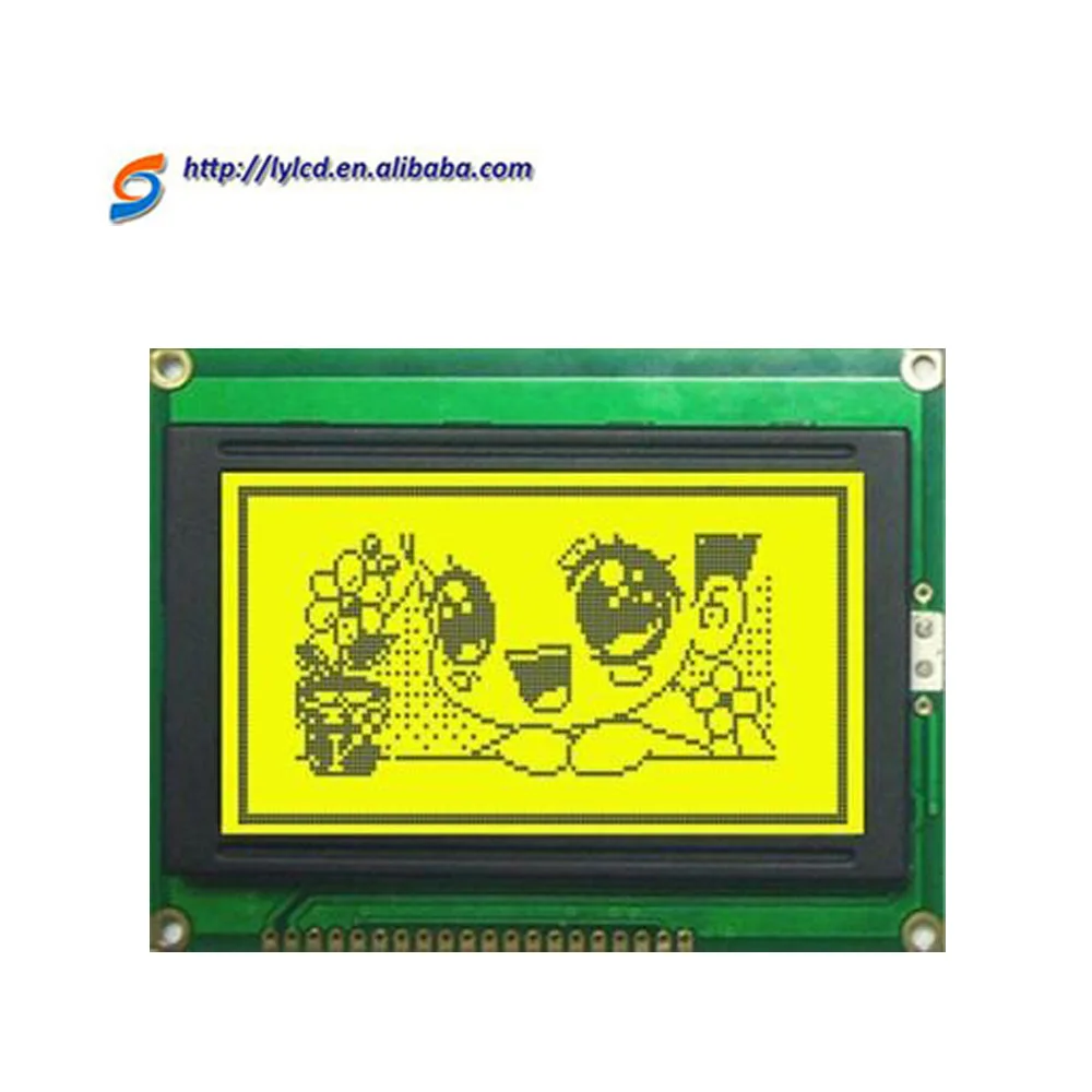 128x64 dot matrix lcd cheap price 12864 graphic monochrome lcd display module