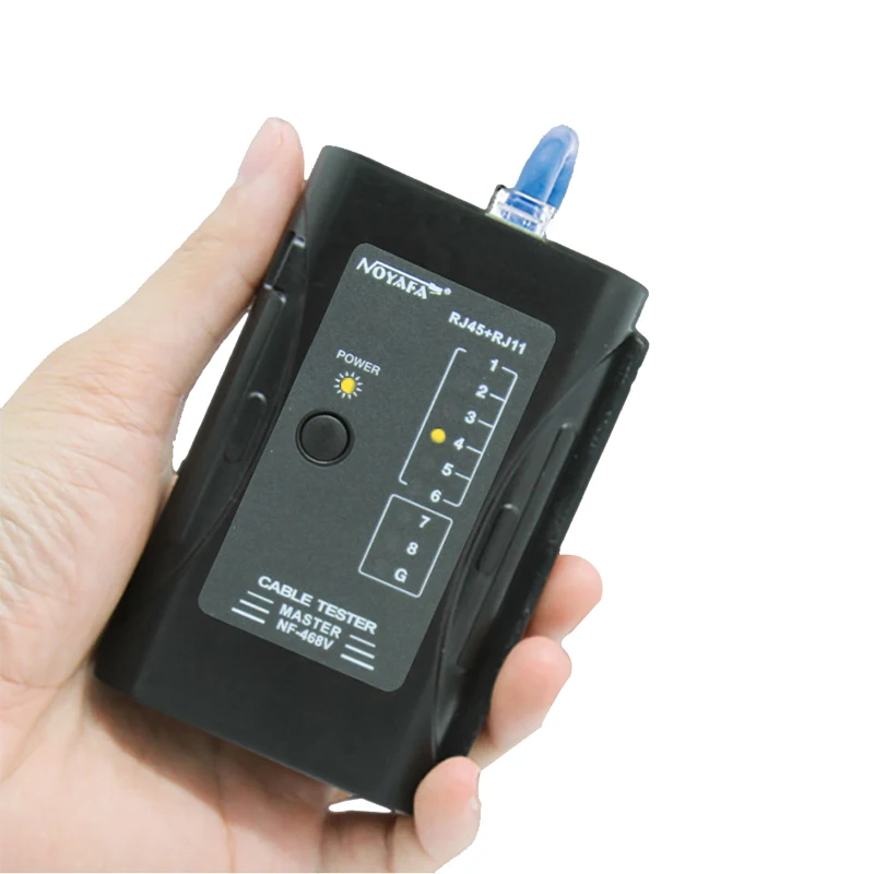 Stock Ethernet RJ45 RJ11 UTP Cable Continuity Break Point Tester Networking Tool NF-468V