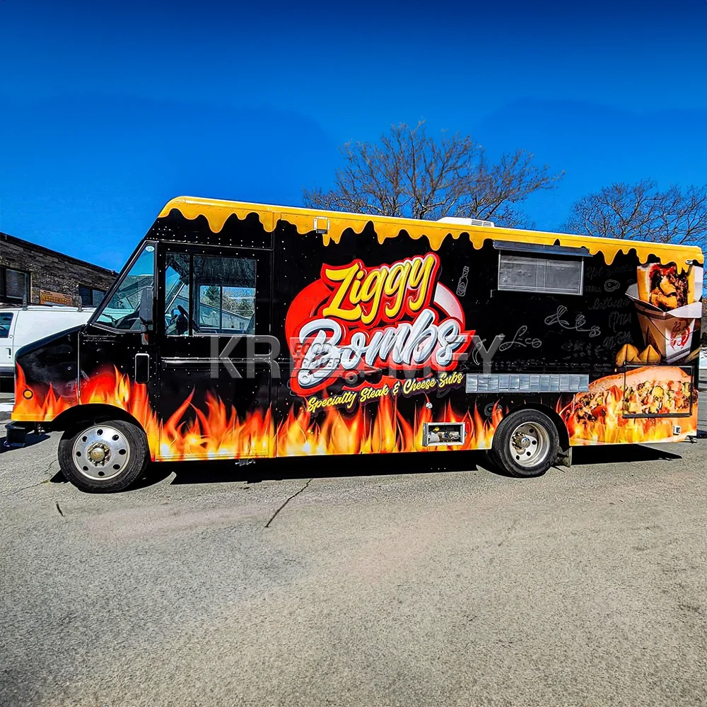 2024 Street-Selling Vending Mobile Cart Coffee Cart Electric Mobile Bar Ice Cream Truck Food Truck For Sale