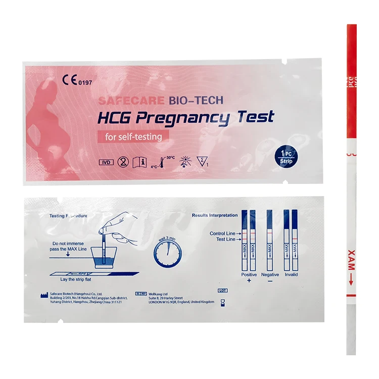 High Accurate Early Pregnancy Rapid Test Strip for Home Self Testing Kit